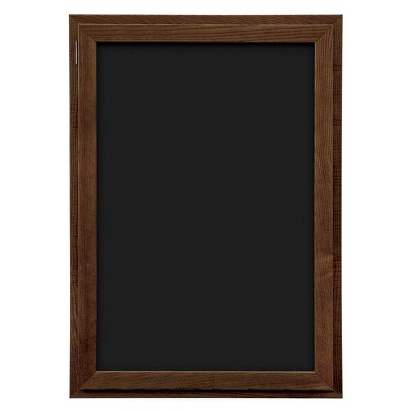 United Visual Products Outdoor Enclosed Combo Board, 72"x36", Black Frame/Blue & Cloud UVCB7236ODB-BLUE-CLOUD - main